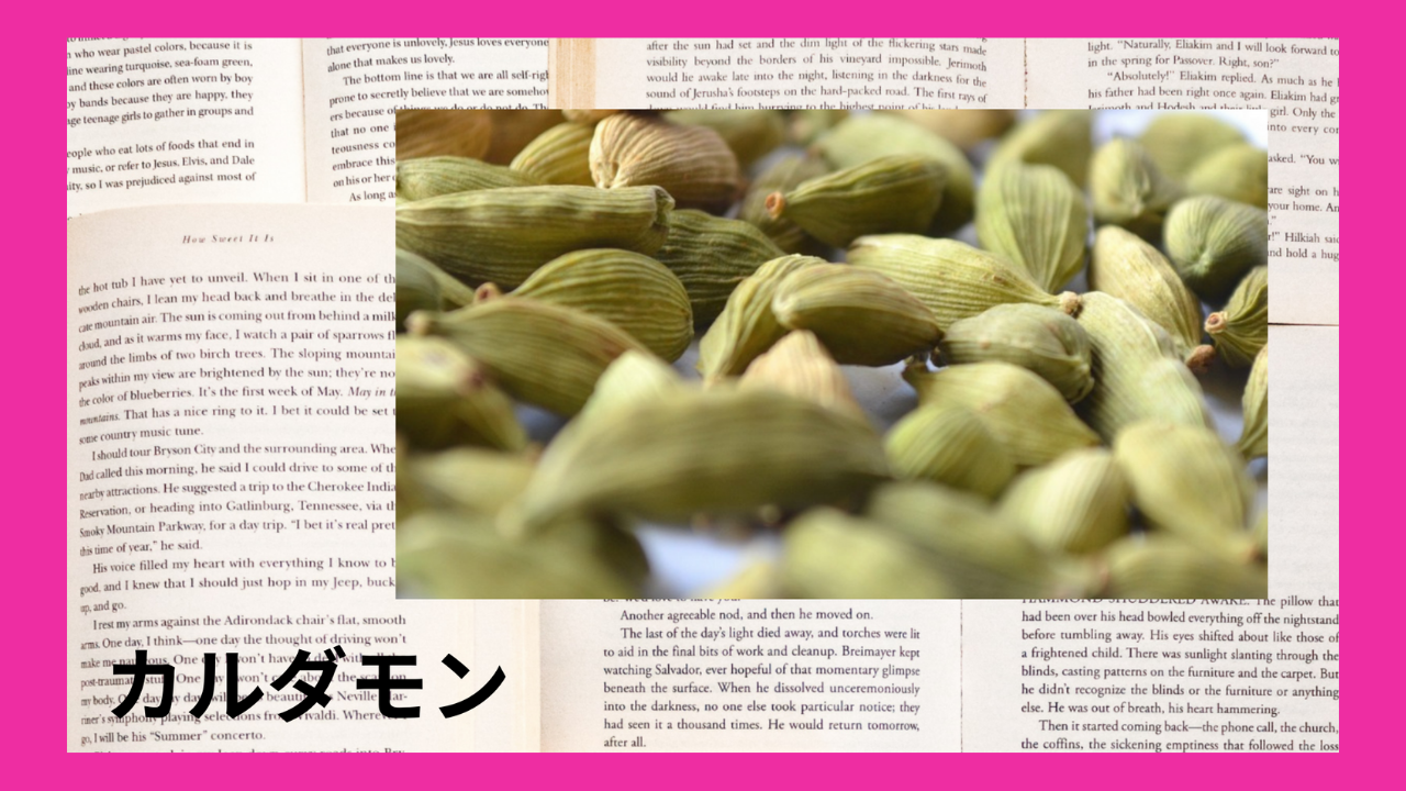 カルダモン(精油)(ハーブ)｜酸化物類(1.8シネオール)、モノテルペン炭化水素類(リモネン)、モノテルペンアルコール類｜禁忌なし・注意あり